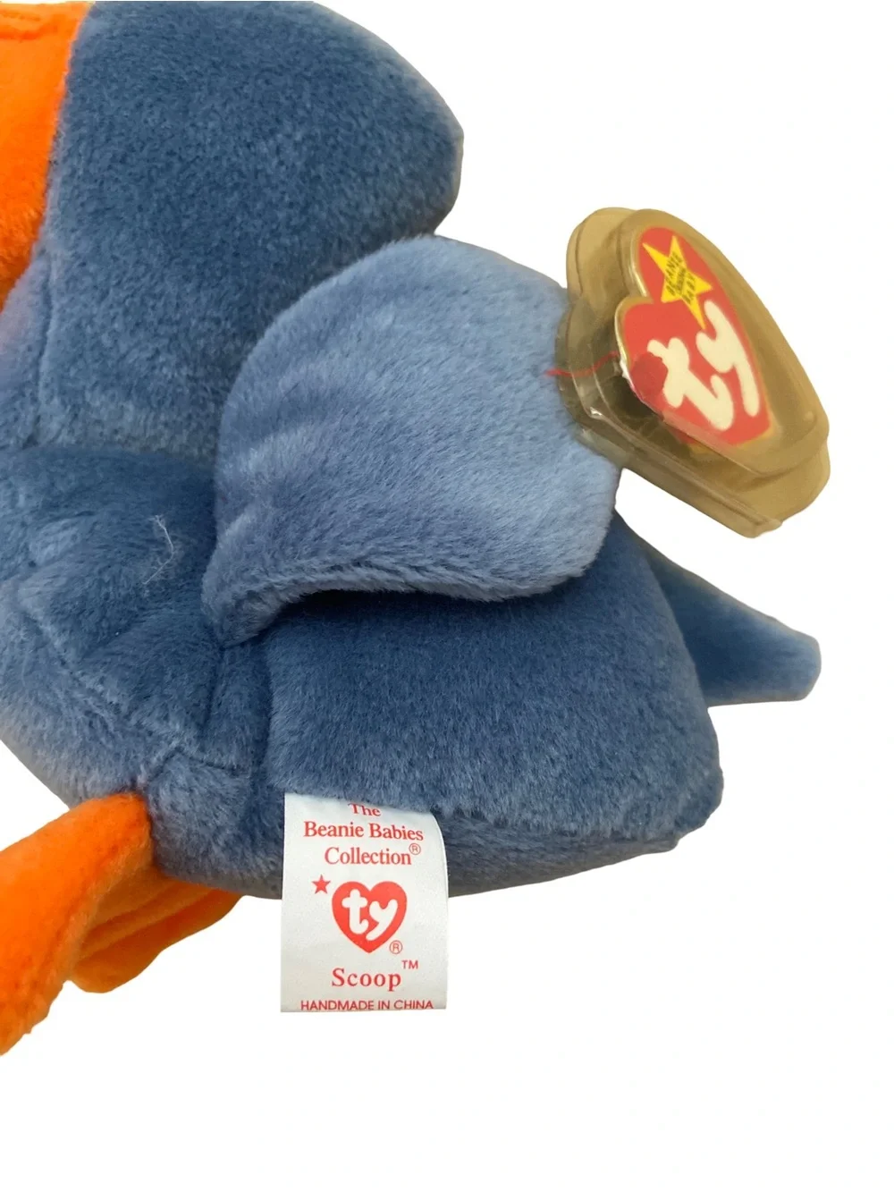 Ty Beanie Baby Scoop the Pelican Retired RARE MINT condition.